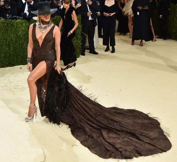 JLO wore this stunning gown for the 2021 Met Gala event (source hollywoodlife)