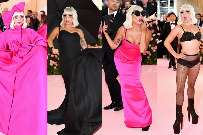 Lady Gaga showed up with four stunning outfit in the 2019 Met Gala (source VanityFair)