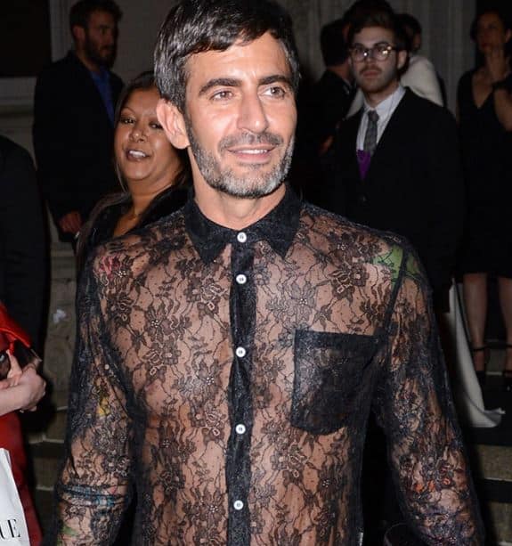 Marc Jacobs had a controversial outfit in the 2012 Met Gala (source ICON)