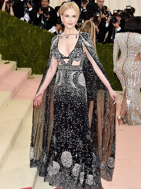 Nicole Kidman wearing a celestial gown during the 2016 Met Gala (Source: People)