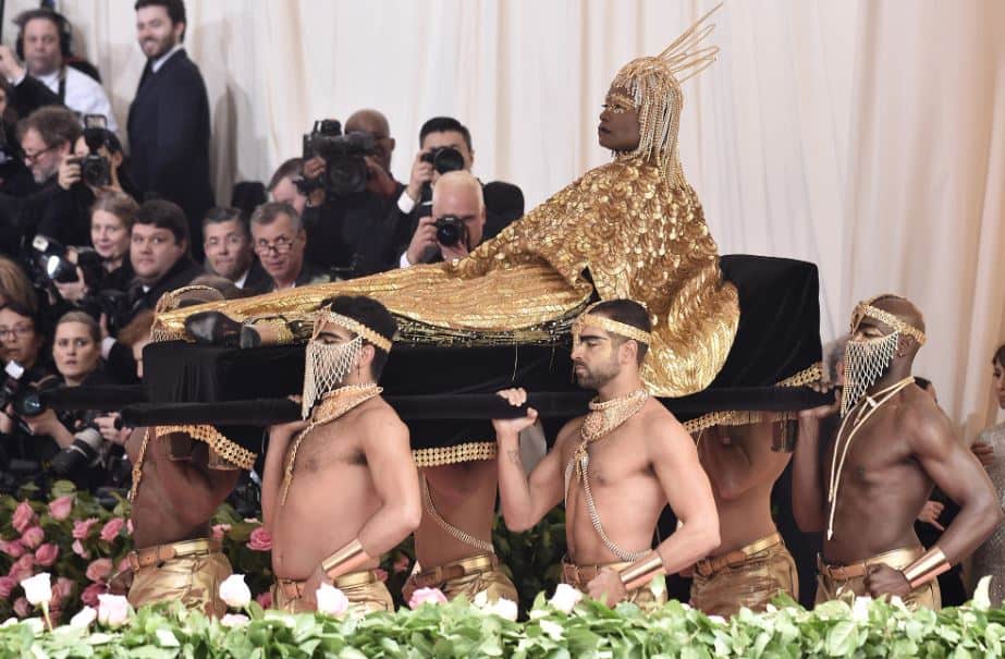 Porter along with his outfit, also had a glorious entrance at the 2019 Met Gala (source TIME)