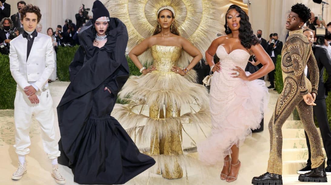 Some outstanding Met Gala outfits (source Vogue)