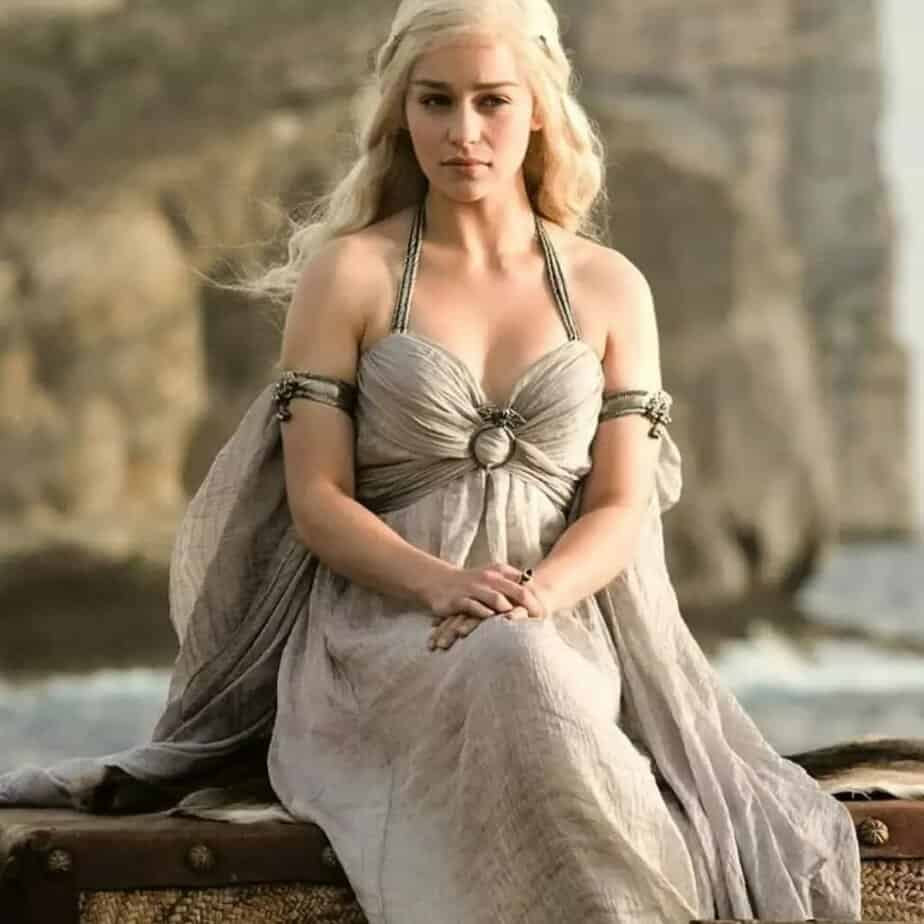 Emilia Clarke As Daenerys In Game Of Thrones