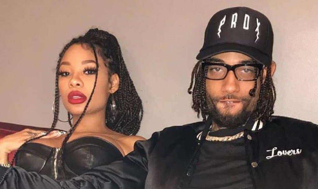 PnB Rock with his fiance Stephanie Sibounheuang