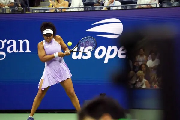 Naomi Osaka lost her first-round match to Danielle Collins in straight sets