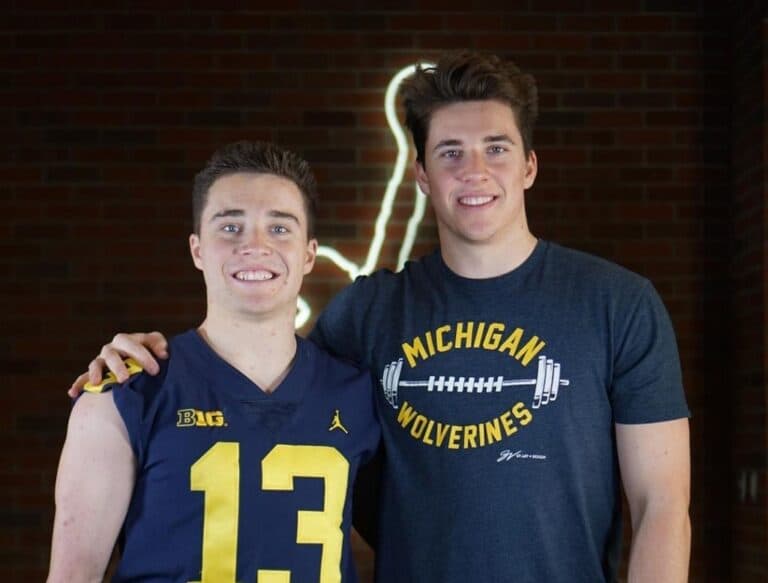 Michigan Wolverines: Who Is Cade McNamara Brother Kyle? Age Gap Parents And Family Ethnicity
