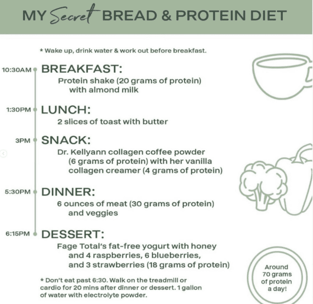 Jessie James Decker’s Secret Bread & Protein Diet