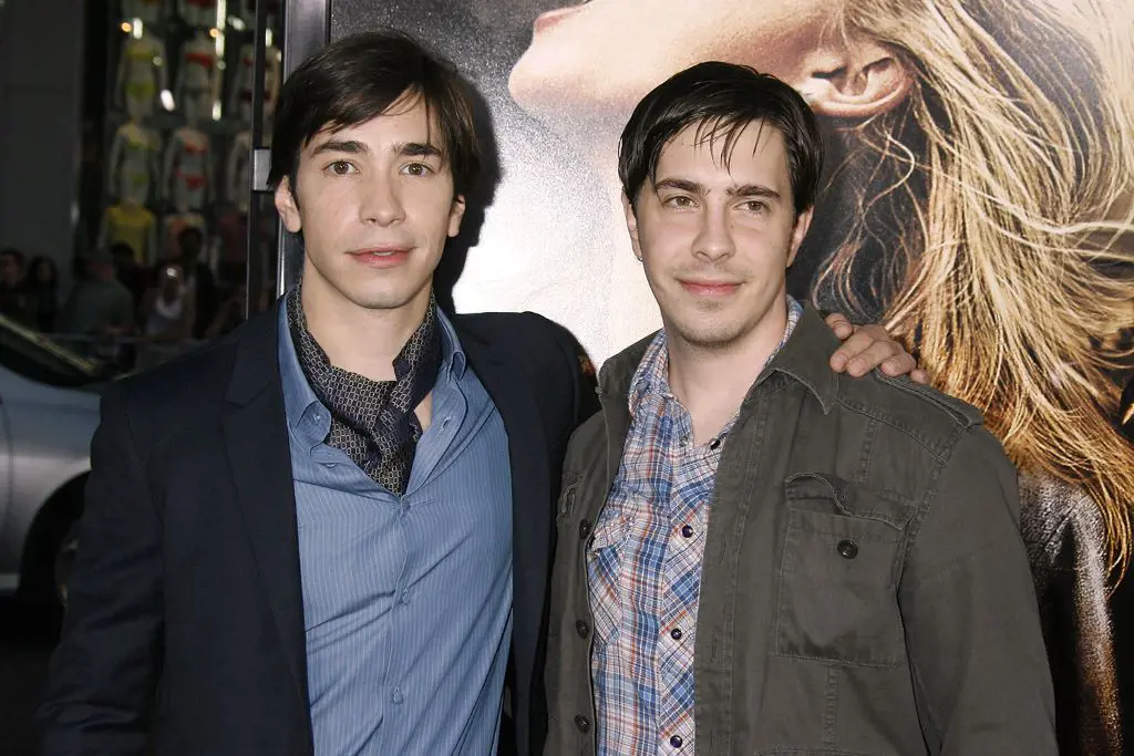 Justin Long with his Brother