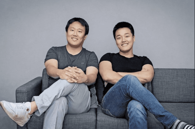 Prosecutors in Korea have blocked Terra developers Daniel Shin, left, and Do Kwon, from leaving the country while they investigate the crypto collapse. 