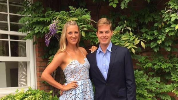 Victoria Azarenka with husband Billy McKeague