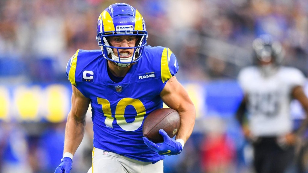 Cooper Kupp playing for Los Angeles Rams.