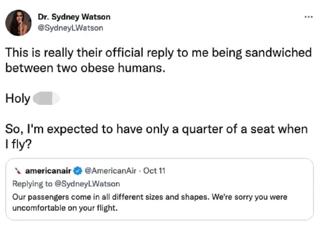 American Airlines responds