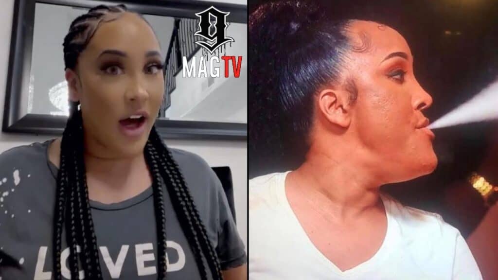 Natalie Nunn is trolled for her long chin [Source- You Tube]