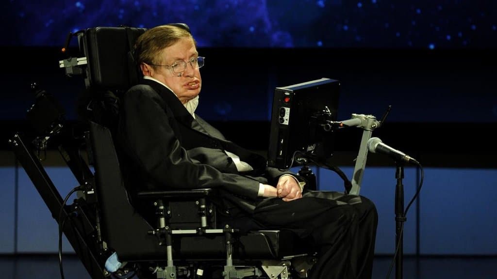 Stephen Hawking paralyzed