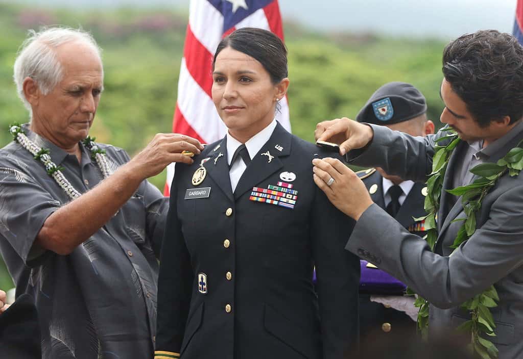 Tulsi Gabbard was promoted to major