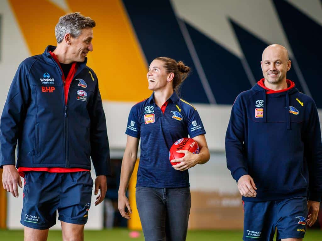 ‘Never satisfied’: The secret to Adelaide Crows captain Chelsea Randall’s success