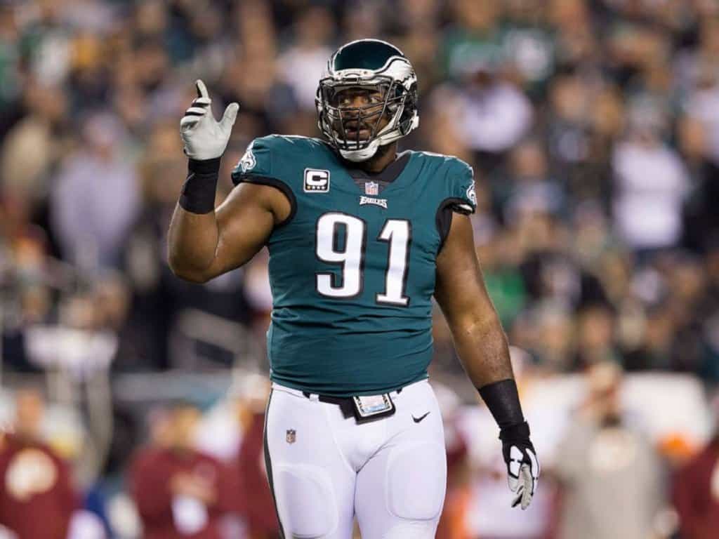 NFL player Fletcher Cox, American football defensive tackle for the Philadelphia Eagles.