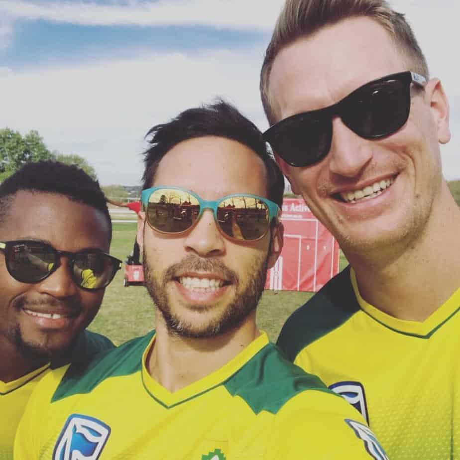 Selfie: S.A. National Team Players, Farhaan Behardien, Chris Morris and Andile Phehlukwayo (Source: Instagram)
