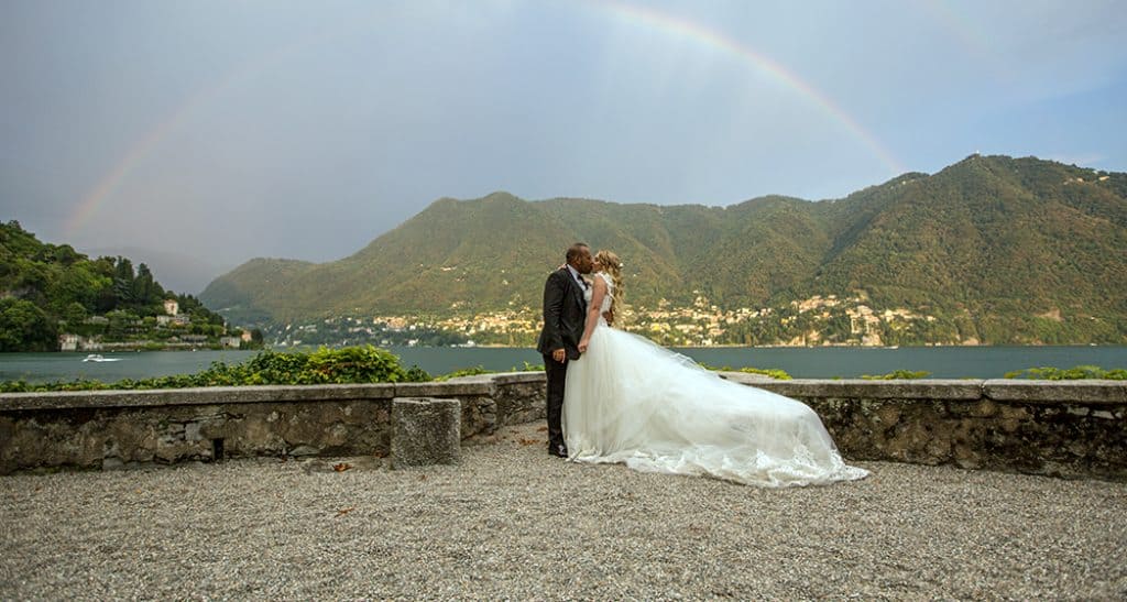 Luxurious wedding of Hazim Mustafa and Bianca O'Donoghue in Lake Como 