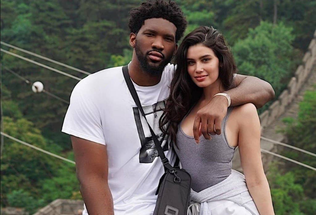 Joel Embiid and Anne de Paula Spending Quality Time