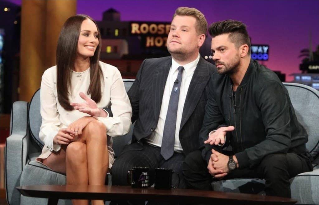 Laura Haddock At The Late Late Show with James Corden