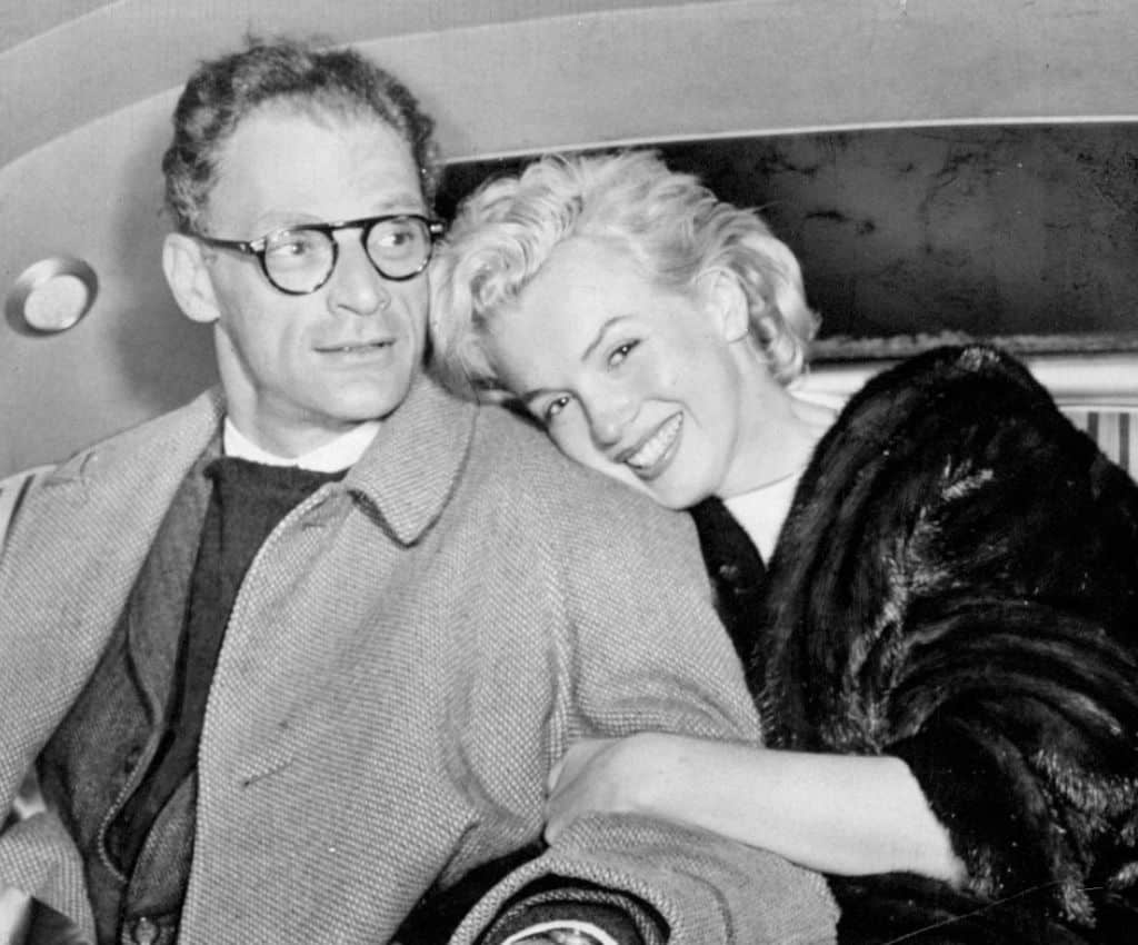 Marilyn with her Third Husband Arthur Miller.
