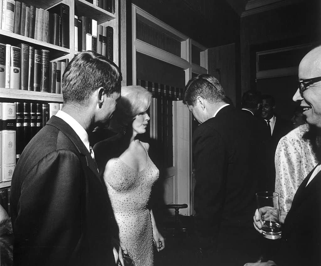 Marilyn Monroe met JFK met for the first time.