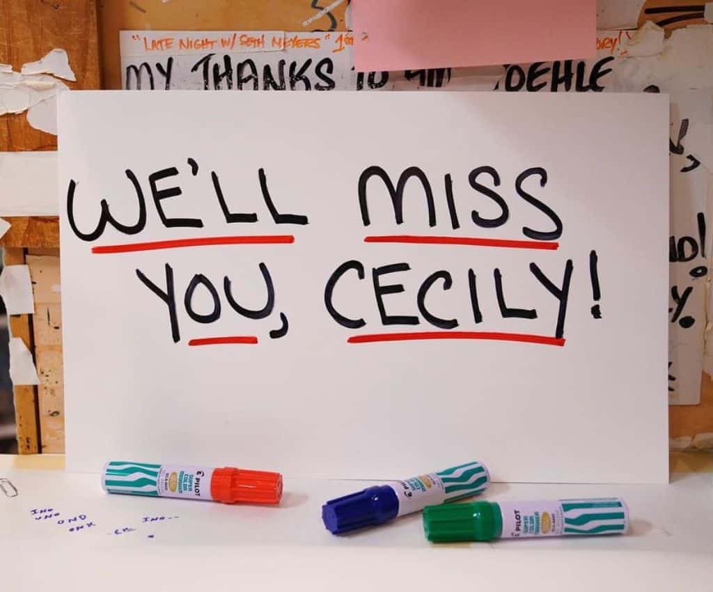 Instagram Post for Cecily Strong.