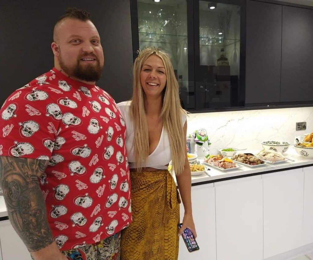 Eddie Hall and His Wife Alexandra Hall.