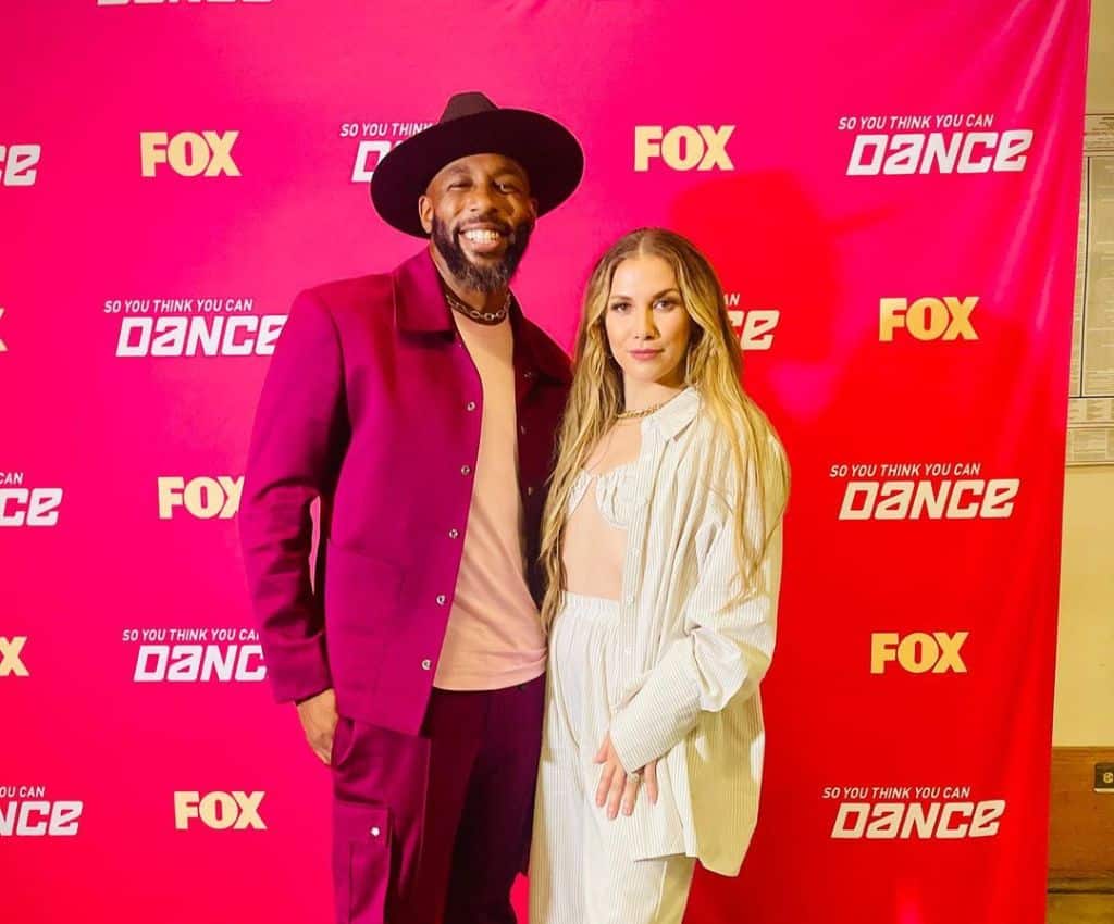 Stephen Boss with his wife Allison Holker.