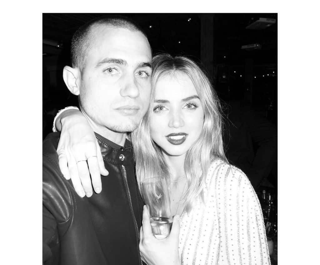 Ana De Armas with her brother. 
