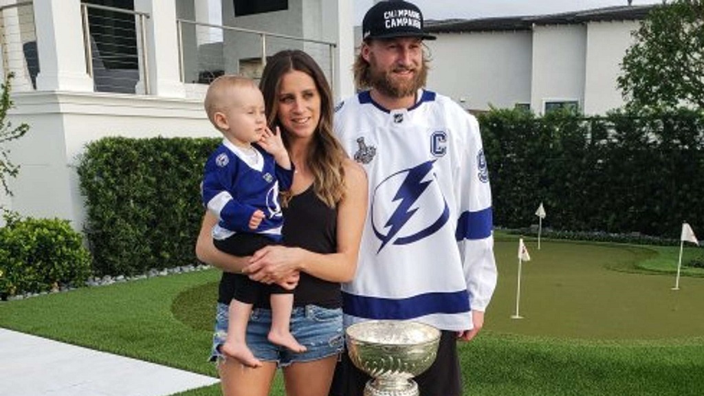 Steven Stamkos With His Wife