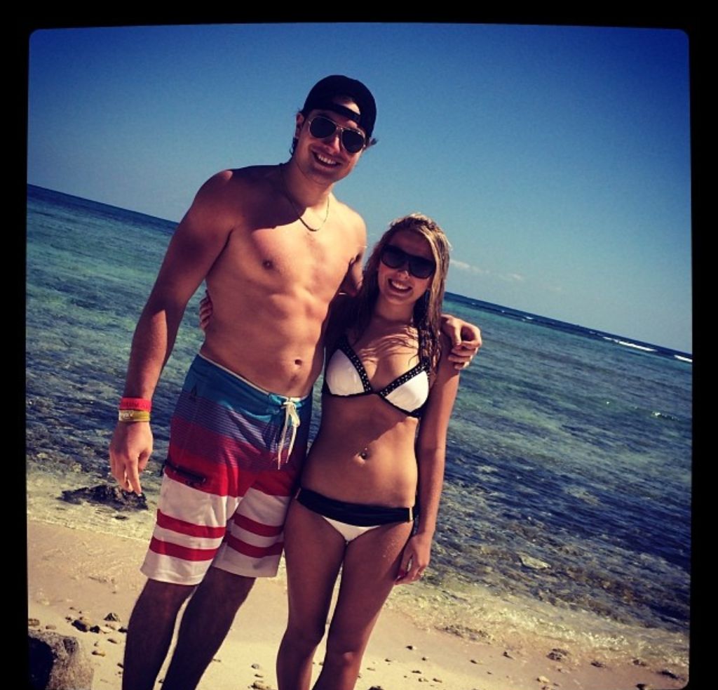 Cody Ceci With His Wife, Jamie