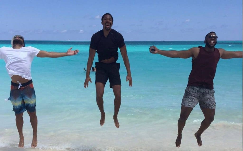 Spencer Dinwiddie Picture from his vacation(Source: Instagram)