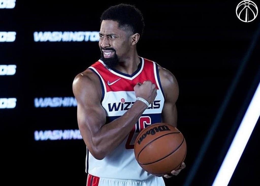Spencer Dinwiddie picture from one of his matches (Source: Instagram)