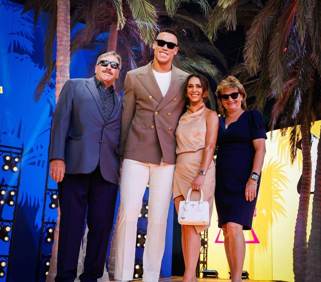Aaron Judge with his Family