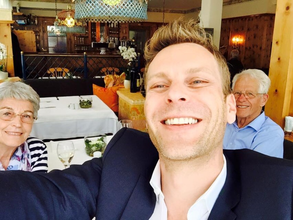 Christoph Feurstein taking a selfie