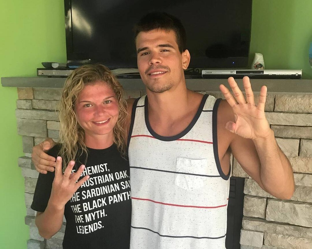 Mickey Gall sister alongside her brother