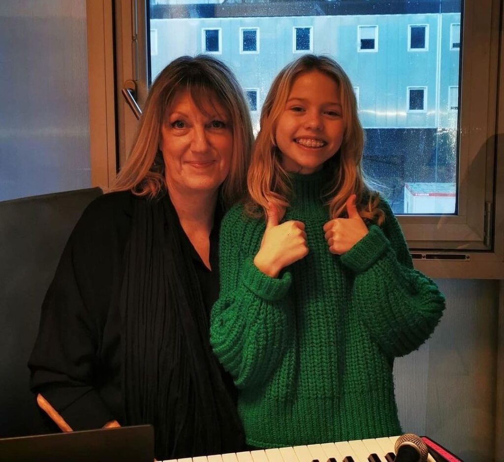 lucie and her vocal coach